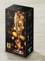 Бокал для шампанского Wilmax 290 мл (2 шт, фирменная упаковка)