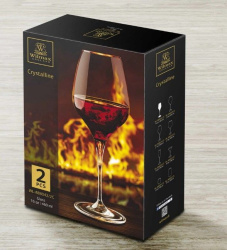 Бокал для вина Wilmax Teona 460 мл (2 шт, фирменная упаковка)